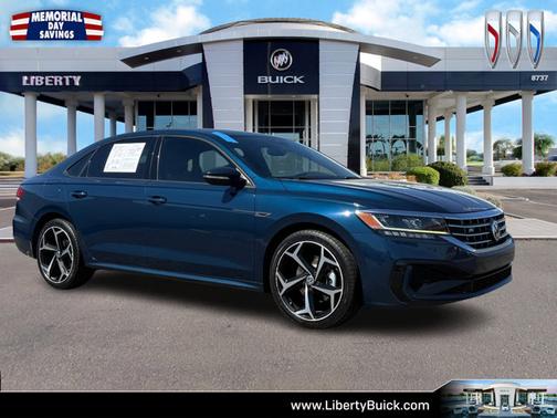 Tourmaline Blue Metallic 2021 Volkswagen Passat 2.0T R-Line