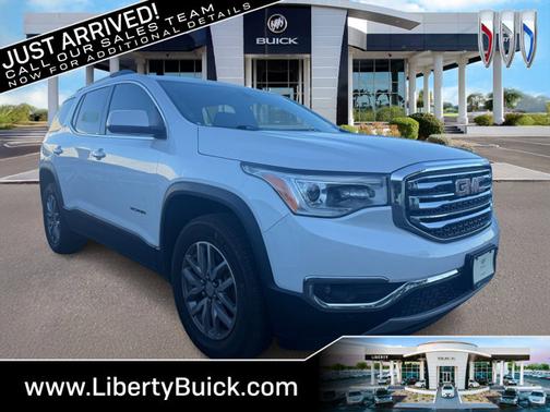 White Frost Tricoat 2017 GMC Acadia SLE-2