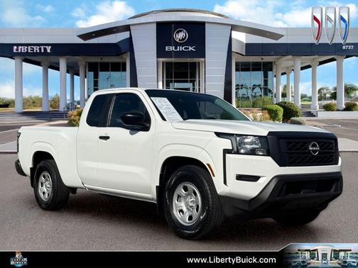 Glacier White 2023 Nissan Frontier S