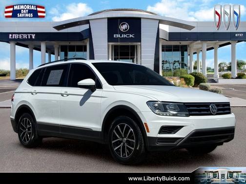 Pure White 2021 Volkswagen Tiguan 2.0T SE