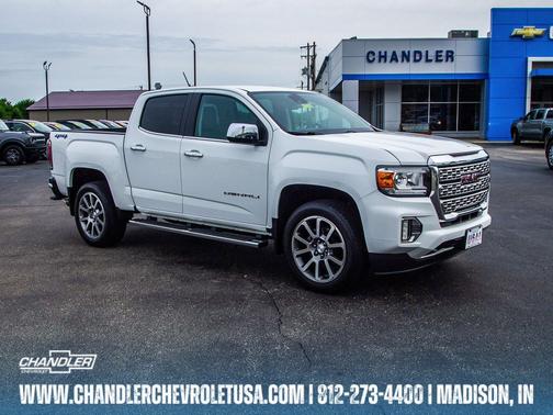 Summit White 2022 GMC Canyon Denali
