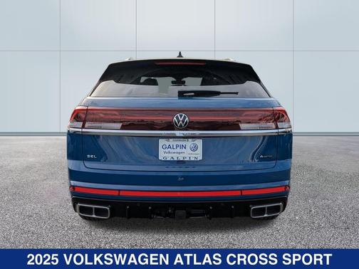 Mountain Lake Blue Metallic 2025 Volkswagen Atlas 2.0T SEL Premium R-Line 4MOTION