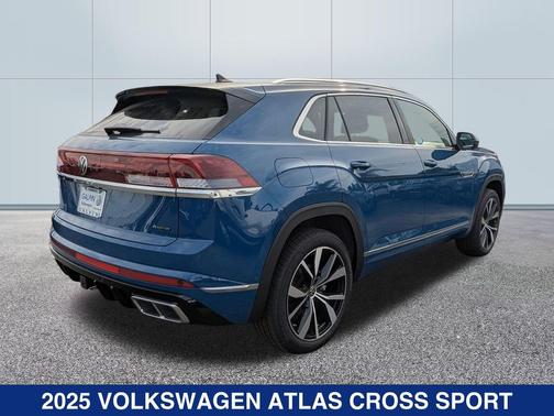 Mountain Lake Blue Metallic 2025 Volkswagen Atlas 2.0T SEL Premium R-Line 4MOTION