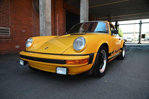 Yellow 1976 Porsche 911