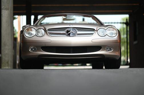 Gold 2003 Mercedes-Benz SL-Class SL 500 Roadster 2D