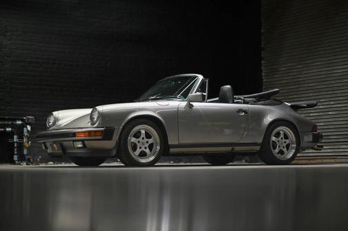 Silver 1986 Porsche 911 Cabriolet