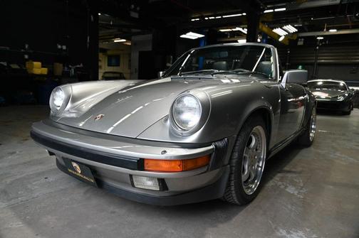 Silver 1986 Porsche 911 Cabriolet