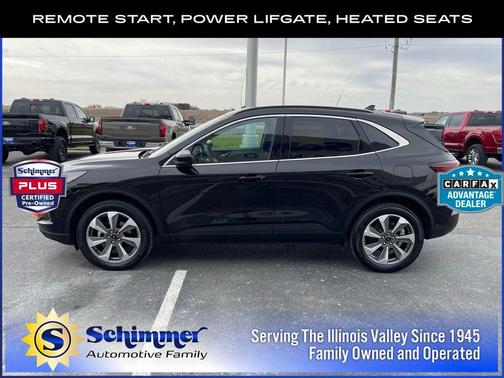 Agate Black Metallic 2025 Ford Escape Platinum