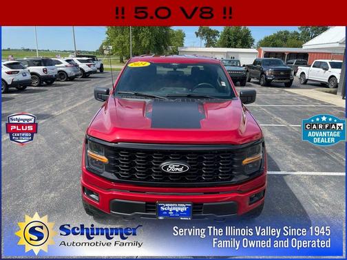 Rapid Red Metallic Tinted Clearcoat 2024 Ford F-150 STX