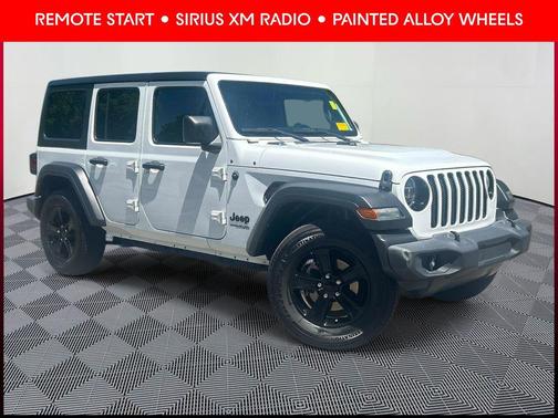 Bright White Clearcoat 2021 Jeep Wrangler Unlimited Sport Altitude