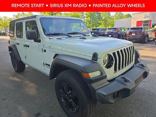 Bright White Clearcoat 2021 Jeep Wrangler Unlimited Sport Altitude