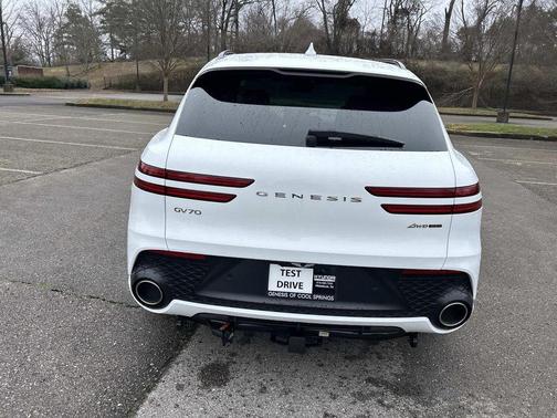 Alta White 2025 Genesis GV70 3.5T AWD Sport