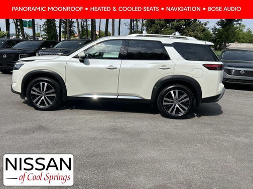 Pearl White 2024 Nissan Pathfinder Platinum 4WD