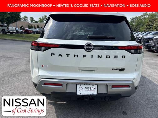 Pearl White 2024 Nissan Pathfinder Platinum 4WD
