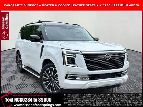 2025 Nissan Armada Platinum Reserve