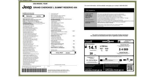 2024 Jeep Grand Cherokee L Summit Reserve