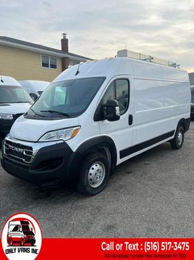 White 2023 RAM ProMaster 2500 High Roof Cargo Van