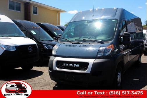 Blue 2020 RAM ProMaster 3500 High Roof