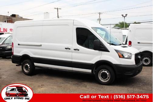 White 2023 Ford Transit-250 T-250 148 MED RF 9070 GVWR