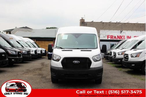 White 2023 Ford Transit-250 T-250 148 MED RF 9070 GVWR