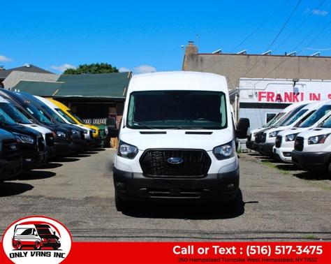 White 2021 Ford Transit-250 T-250 148 MED RF 9070 GVWR