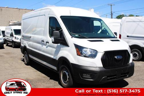 White 2021 Ford Transit-250 T-250 148 MED RF 9070 GVWR