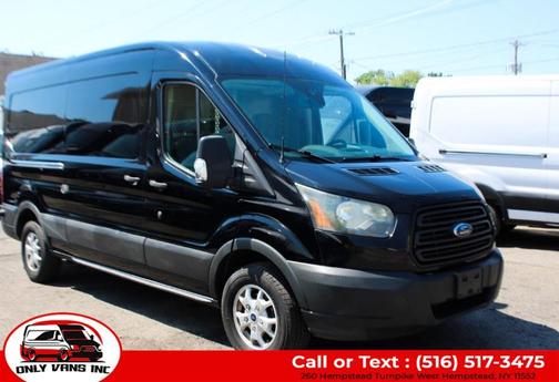 Black 2016 Ford Transit-250 148 WB Medium Roof Cargo