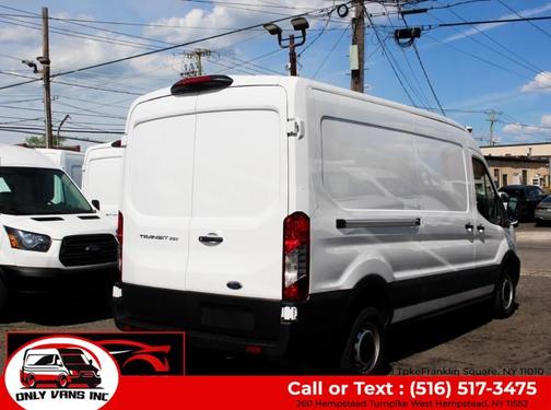 White 2025 Ford Transit-250 148 WB Medium Roof Cargo