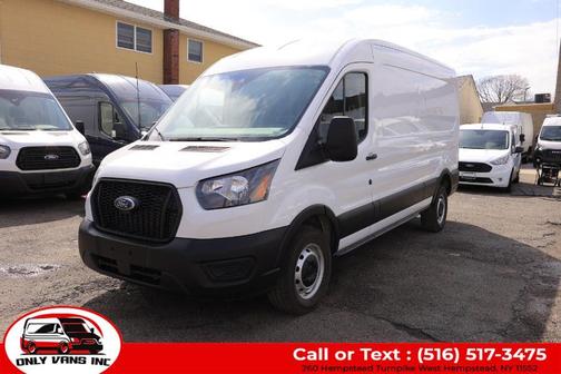 White 2025 Ford Transit-250 148 WB Medium Roof Cargo