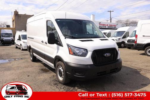 White 2025 Ford Transit-250 148 WB Medium Roof Cargo