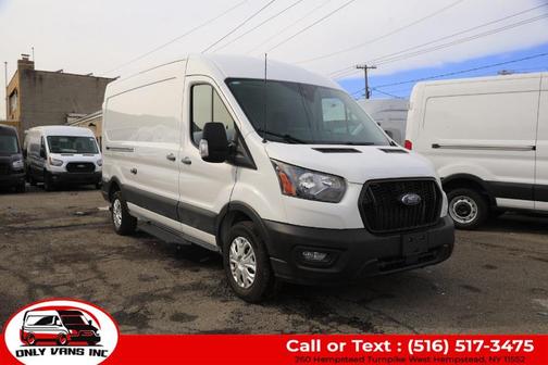 White 2024 Ford Transit-250 148 WB Medium Roof Cargo