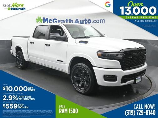 Bright White Clearcoat 2026 RAM 1500 Big Horn/Lone Star