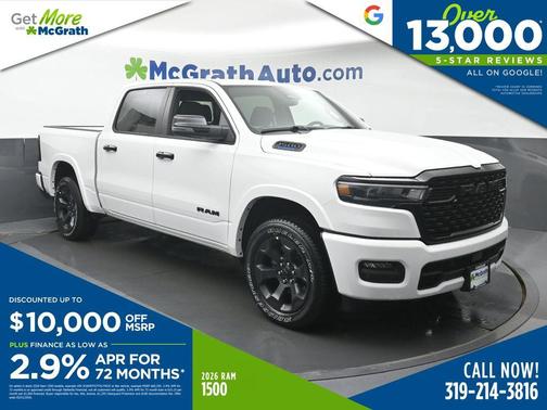 Bright White Clearcoat 2026 RAM 1500 Big Horn/Lone Star