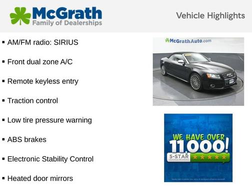 2012 Audi S5 3.0 Premium Plus