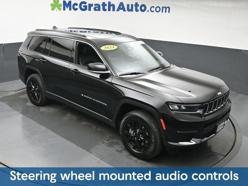 Diamond Black Crystal Pearlcoat 2024 Jeep Grand Cherokee L Limited
