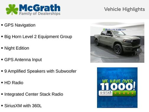 2026 RAM 1500 Big Horn/Lone Star