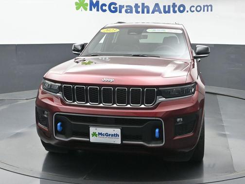 Velvet Red Pearlcoat 2023 Jeep Grand Cherokee 4xe Overland