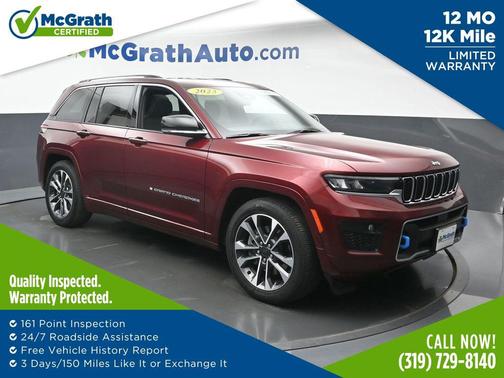 Velvet Red Pearlcoat 2023 Jeep Grand Cherokee 4xe Overland