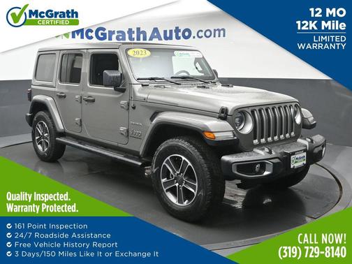 Sting-Gray Clearcoat 2023 Jeep Wrangler 4-Door Sahara 4x4
