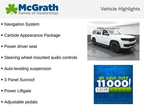 2023 Jeep Wagoneer Series II Carbide 4x4