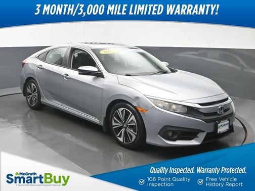 Lunar Silver Metallic 2016 Honda Civic EX-T