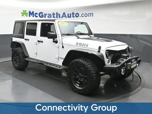Bright White Clearcoat 2017 Jeep Wrangler Unlimited Sport