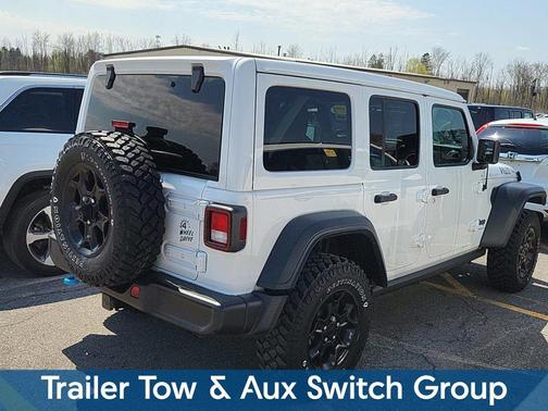 Bright White Clearcoat 2023 Jeep Wrangler 4xe Base