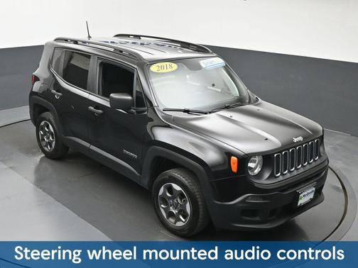 Black 2018 Jeep Renegade Sport