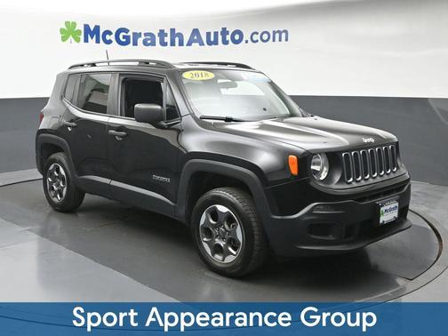 Black 2018 Jeep Renegade Sport