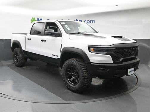 Bright White Clearcoat 2026 RAM 1500 RHO Crew Cab 4x4 5'7' Box