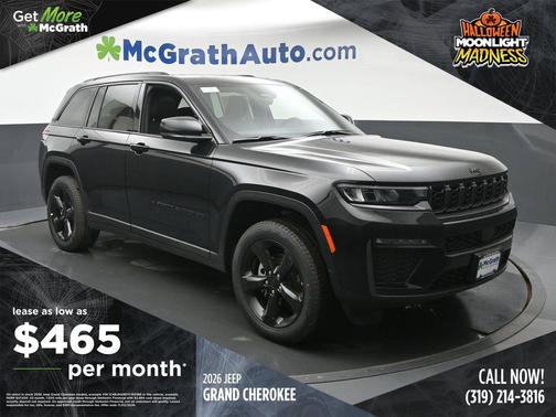 Diamond Black Crystal Pearlcoat 2026 Jeep Grand Cherokee Limited