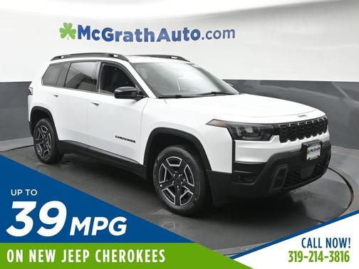 Bright White Clearcoat 2026 Jeep Cherokee Laredo 4x4
