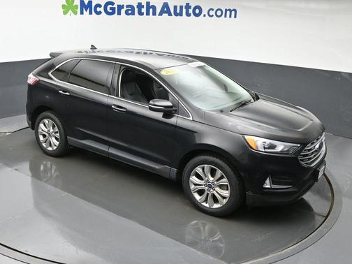 Agate Black Metallic 2022 Ford Edge Titanium