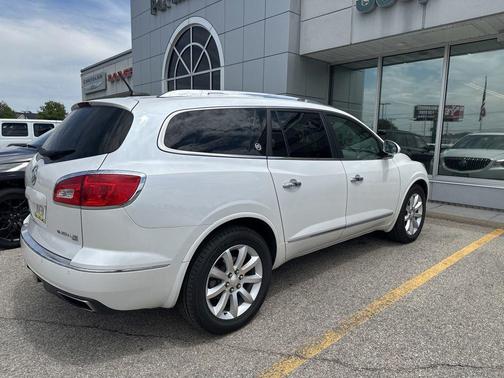 White Frost Tricoat 2017 Buick Enclave Premium